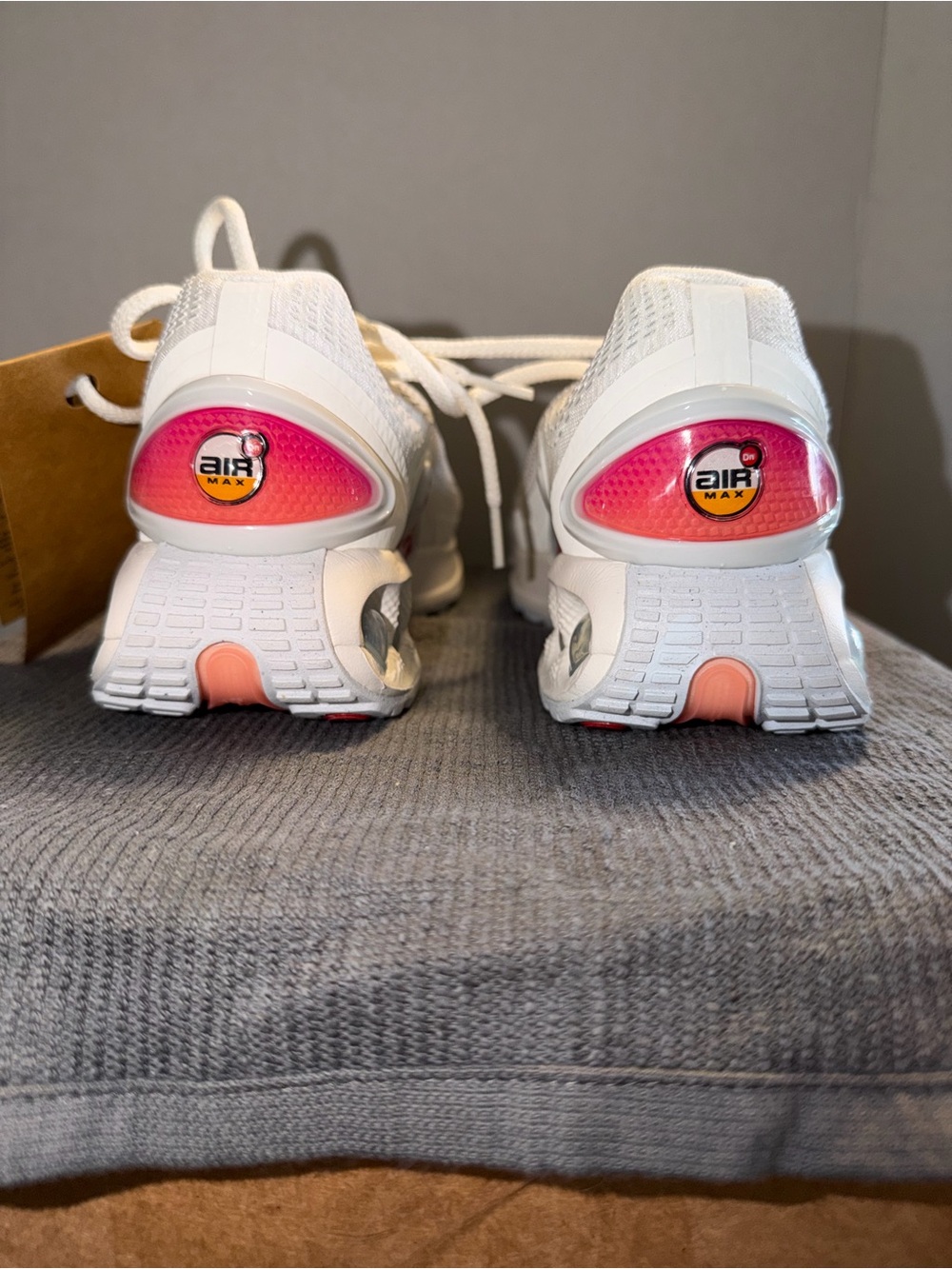 Nike Air Max Dn Triple White Women’s Running Shoes Size 8 No Box - Picture 5 of 10